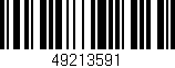 Código de barras (EAN, GTIN, SKU, ISBN): '49213591'