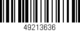 Código de barras (EAN, GTIN, SKU, ISBN): '49213636'