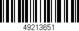 Código de barras (EAN, GTIN, SKU, ISBN): '49213651'