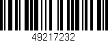 Código de barras (EAN, GTIN, SKU, ISBN): '49217232'
