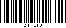 Código de barras (EAN, GTIN, SKU, ISBN): '49224.02'