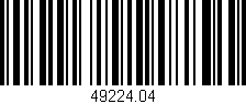 Código de barras (EAN, GTIN, SKU, ISBN): '49224.04'