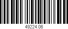 Código de barras (EAN, GTIN, SKU, ISBN): '49224.06'