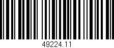 Código de barras (EAN, GTIN, SKU, ISBN): '49224.11'