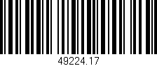 Código de barras (EAN, GTIN, SKU, ISBN): '49224.17'