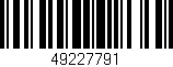 Código de barras (EAN, GTIN, SKU, ISBN): '49227791'