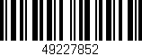 Código de barras (EAN, GTIN, SKU, ISBN): '49227852'