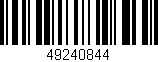 Código de barras (EAN, GTIN, SKU, ISBN): '49240844'