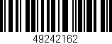 Código de barras (EAN, GTIN, SKU, ISBN): '49242162'
