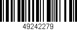 Código de barras (EAN, GTIN, SKU, ISBN): '49242279'
