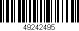 Código de barras (EAN, GTIN, SKU, ISBN): '49242495'