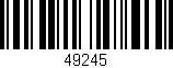 Código de barras (EAN, GTIN, SKU, ISBN): '49245'