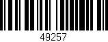 Código de barras (EAN, GTIN, SKU, ISBN): '49257'