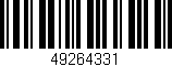 Código de barras (EAN, GTIN, SKU, ISBN): '49264331'