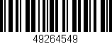 Código de barras (EAN, GTIN, SKU, ISBN): '49264549'