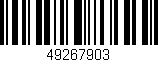 Código de barras (EAN, GTIN, SKU, ISBN): '49267903'