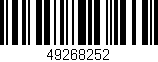 Código de barras (EAN, GTIN, SKU, ISBN): '49268252'