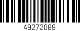 Código de barras (EAN, GTIN, SKU, ISBN): '49272089'