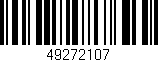 Código de barras (EAN, GTIN, SKU, ISBN): '49272107'