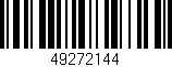 Código de barras (EAN, GTIN, SKU, ISBN): '49272144'