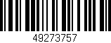 Código de barras (EAN, GTIN, SKU, ISBN): '49273757'