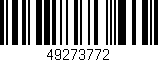 Código de barras (EAN, GTIN, SKU, ISBN): '49273772'