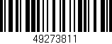 Código de barras (EAN, GTIN, SKU, ISBN): '49273811'