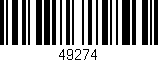 Código de barras (EAN, GTIN, SKU, ISBN): '49274'