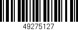Código de barras (EAN, GTIN, SKU, ISBN): '49275127'