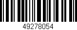 Código de barras (EAN, GTIN, SKU, ISBN): '49278054'