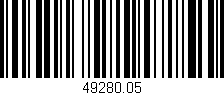 Código de barras (EAN, GTIN, SKU, ISBN): '49280.05'