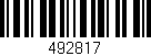 Código de barras (EAN, GTIN, SKU, ISBN): '492817'