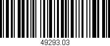 Código de barras (EAN, GTIN, SKU, ISBN): '49293.03'