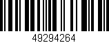 Código de barras (EAN, GTIN, SKU, ISBN): '49294264'