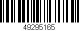 Código de barras (EAN, GTIN, SKU, ISBN): '49295165'