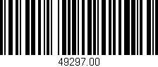 Código de barras (EAN, GTIN, SKU, ISBN): '49297.00'