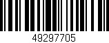 Código de barras (EAN, GTIN, SKU, ISBN): '49297705'