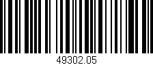 Código de barras (EAN, GTIN, SKU, ISBN): '49302.05'