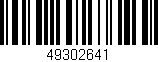 Código de barras (EAN, GTIN, SKU, ISBN): '49302641'