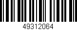 Código de barras (EAN, GTIN, SKU, ISBN): '49312064'