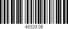 Código de barras (EAN, GTIN, SKU, ISBN): '49329.08'