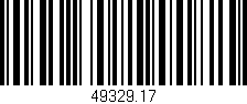 Código de barras (EAN, GTIN, SKU, ISBN): '49329.17'