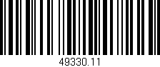 Código de barras (EAN, GTIN, SKU, ISBN): '49330.11'