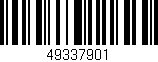 Código de barras (EAN, GTIN, SKU, ISBN): '49337901'