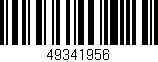 Código de barras (EAN, GTIN, SKU, ISBN): '49341956'