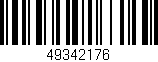 Código de barras (EAN, GTIN, SKU, ISBN): '49342176'