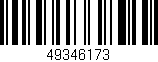 Código de barras (EAN, GTIN, SKU, ISBN): '49346173'