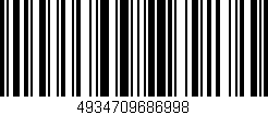 Código de barras (EAN, GTIN, SKU, ISBN): '4934709686998'