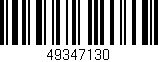 Código de barras (EAN, GTIN, SKU, ISBN): '49347130'
