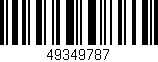Código de barras (EAN, GTIN, SKU, ISBN): '49349787'